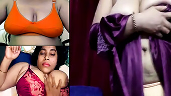 Mature Indian Milf With Big Nipples And Saree