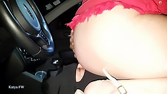 Mistress Katya'S Car Ride Turns Into An Intense Latex Fetish Session