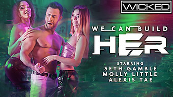 Alexis Tae E Molly Little Condividono Una Doppia Da Dietro Con Seth Vr