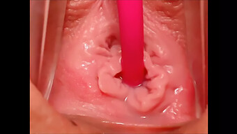 Close Up View Of Intense Vaginal Contractions