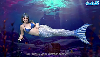 ¡mermaid Se Complace A Sí Misma Con Una Mayor Excitación En Videos Hd!