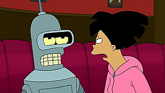 การ์ตูนโป๊ Futurama: Amy และ Bender ในการต่อสู้ของความปรารถนา