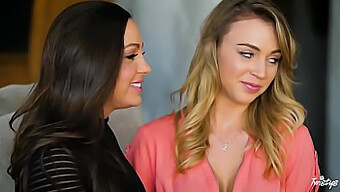 Abigail Mac And Zoey Taylor Host A Wild Lesbian Party With Cali Sparks And More