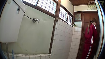 Hd Video Of Cute Asian Girl In Gym Bathroom