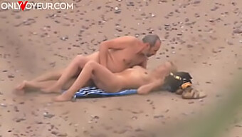 Busty American Milf Shirley Harris Gets Fucked On The Beach