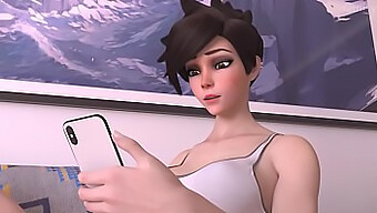 Animation 3d De Style Anime D'Une Chatte Rasée Dans Un Plaisir Orgasmique