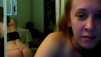 Amateur Webcam Video Of Gagging