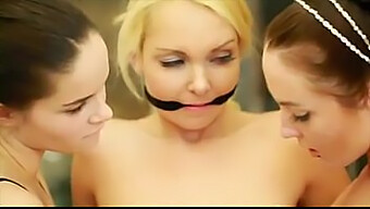 Watch This Hot And Horny Teen Lesbian Threesome