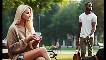 Affaire Interraciale: La Rencontre Lubrique De La Femme Blanche Avec Un Homme Noir Dans Le Parc