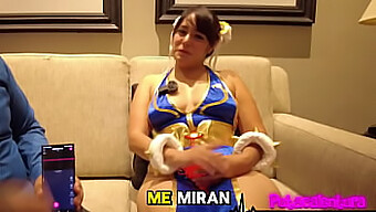 O Desempenho Sensual De Liz Neko Nya No Quarto Com Chun-Li