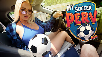 Stepmother’s Big Natural Tits And Cum On Tits Scene In A Superhero Soccer Movie Trailer