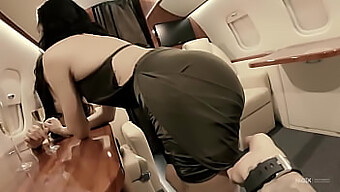 Erotic Nude Girls: Erotic Playtime In A Private Jet