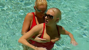 วิดีโอ Hd ของ Britney Brooks' Pool Sex