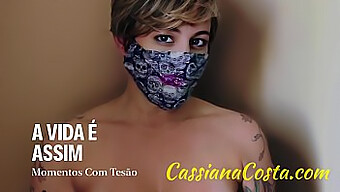 Horny Milf Cassiana Costa는 큰 자지를 즐깁니다