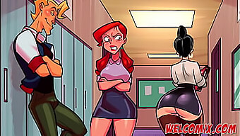 A Wild Teacher Engages In Seductive Behavior In This Animated Porn Video