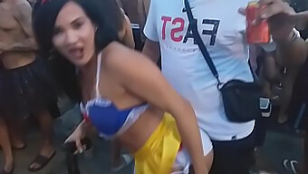 Brunette Beauty Bianca Das Neves Takes It Up The Ass In Public