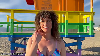 Sexe Non Protégé Avec Un Homme Inconnu À La Plage Par Une Milf Juive