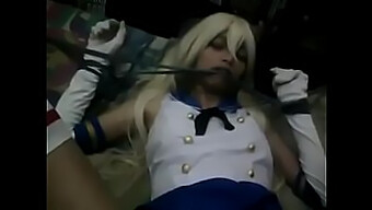 Ο Kadomatsu Και Ο Shimakaze Κάνουν Ερασιτεχνικό Cosplay Σεξ